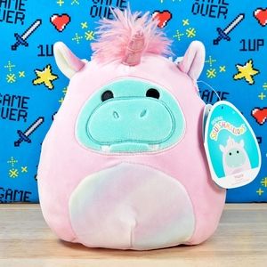 Squishmallow Hank the Hippo in Pegasus Costume 8" UltraSoft Stuffed Plush NWT